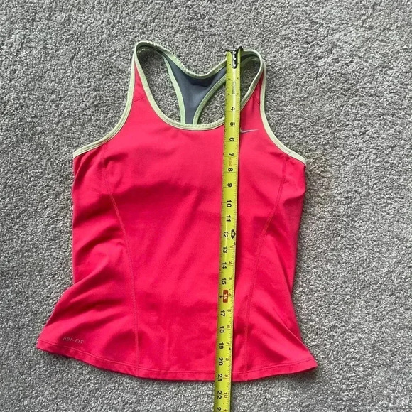 Nike Dri Fit Racerback Built In Sports Bra Tank Pink - Picture 12 of 12